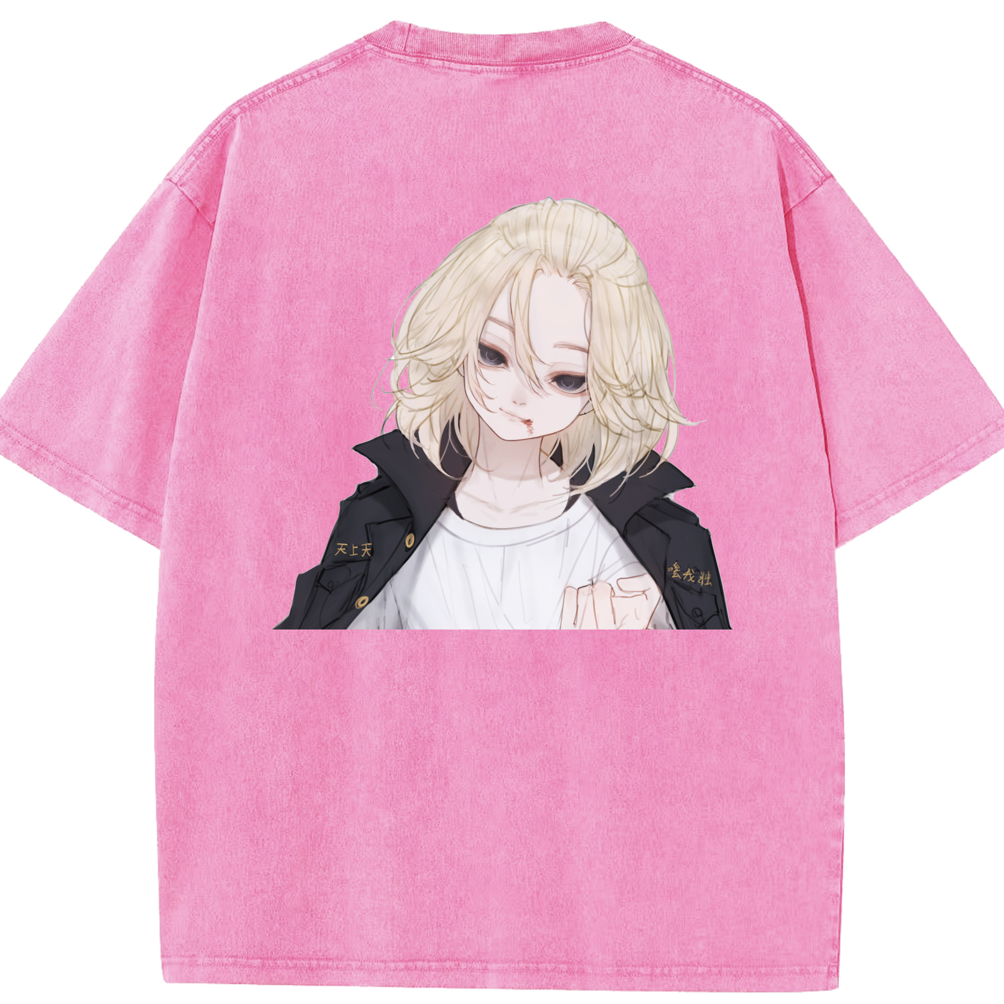 （画像用） 東京リベンジャーズ Tokyo Revengers 綿100% ヴィンテージ風 半袖Tシャツ（背面プリント）